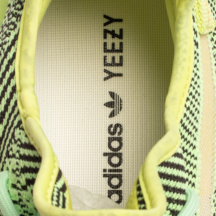 Pre Owned Adidas Yeezy Green Cotton Knit 350 Yeezyreel Low Top Size 46