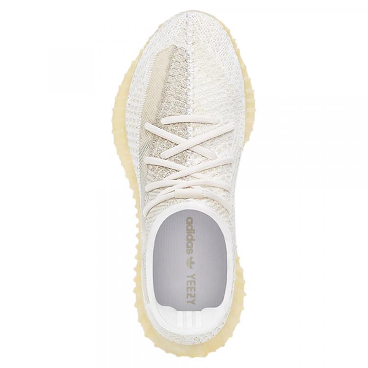 Adidas Men Yeezy Boost 350 V2 'Triple White' Shoes - Size 8.5