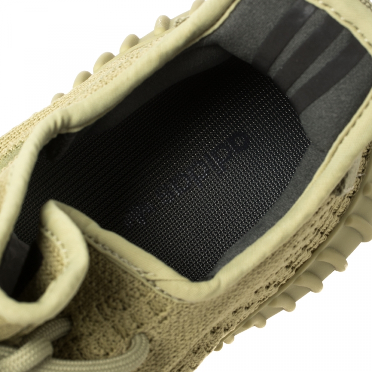 Pre Owned Yeezy x Adidas Boost 350 V2 Sulfur Sneakers Size 42