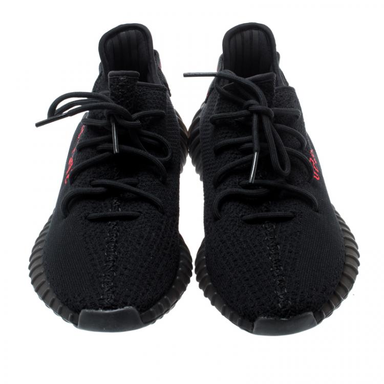 Pre Owned Adidas Yeezy 350 Bred EU Size 44 US Size 10