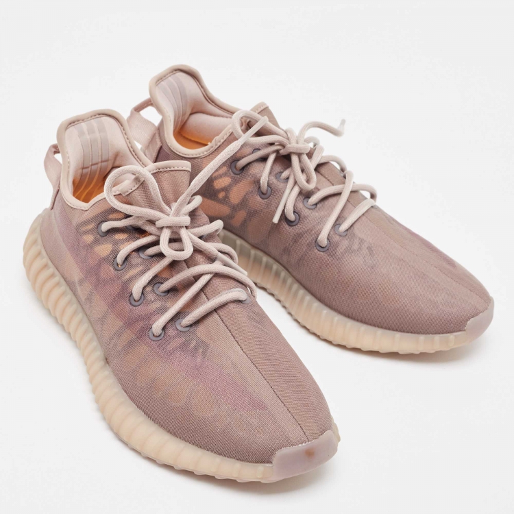 Pre Owned Yeezy x Adidas Purple Mesh Boost-350-v2-Mono-Mist Sneakers Size 45.5
