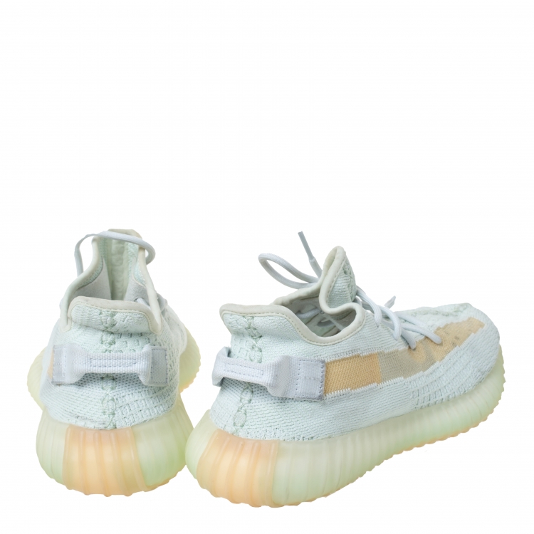 Pre Owned Yeezy x Adidas Antlia Cotton Knit Boost 350 V2 Static Sneakers Size 41.5