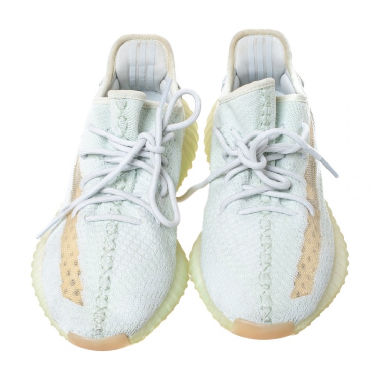 Pre Owned Yeezy x Adidas Antlia Cotton Knit Boost 350 V2 Static Sneakers Size 41.5