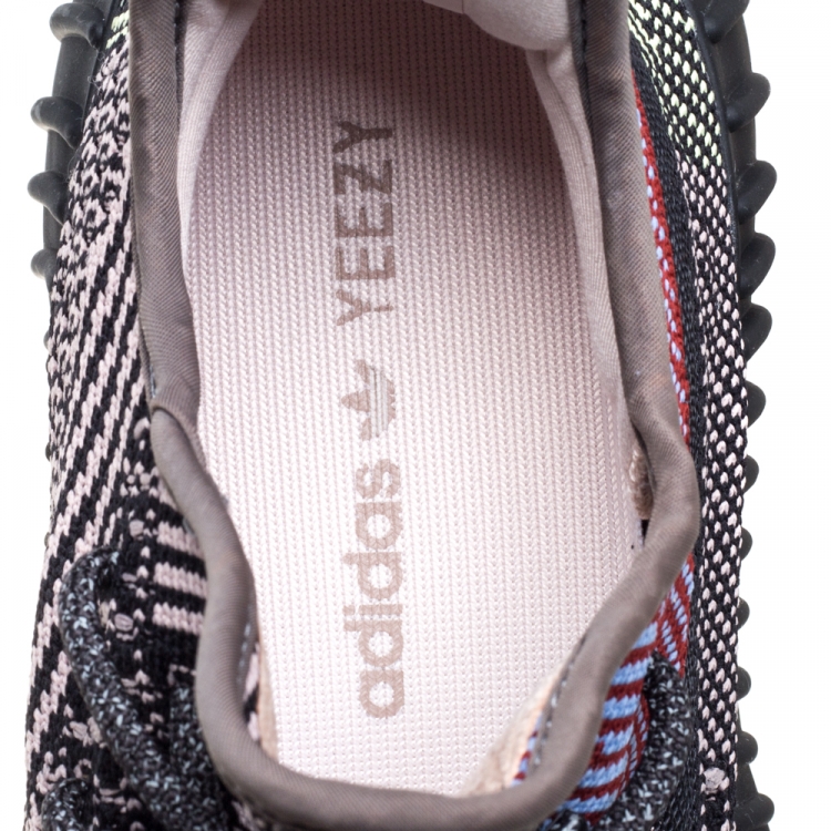 Pre Owned Yeezy x Adidas Multicolor Yecheil Cotton Knit Boost 350 V2 Sneakers Size 42