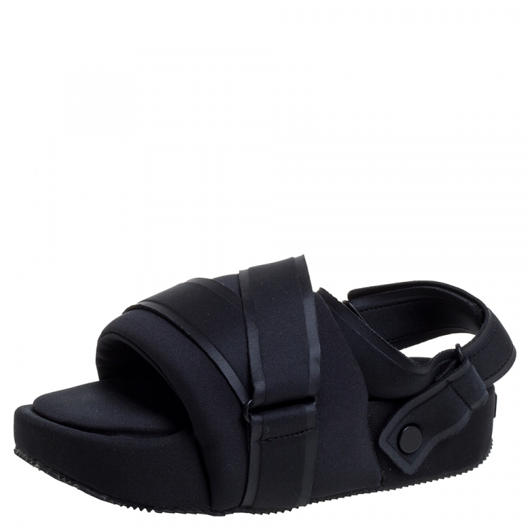 Yohji Yamamoto Black Fabric Y-3 Sandals Size 39 Yohji Yamamoto | The ...