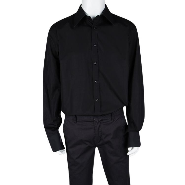 Saint Laurent ruched long-sleeve T-shirt - Black