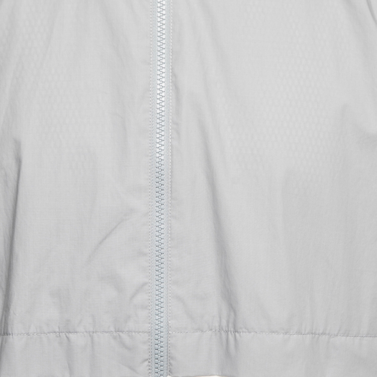 Pre Owned Z Zegna White & Grey Synthetic Windbreaker Jacket L