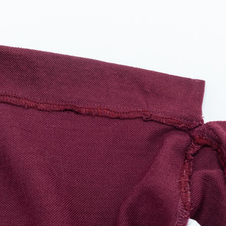 Pre Owned Z Zegna Techmerino Burgundy Wool Knit Crew Neck T-Shirt XXL