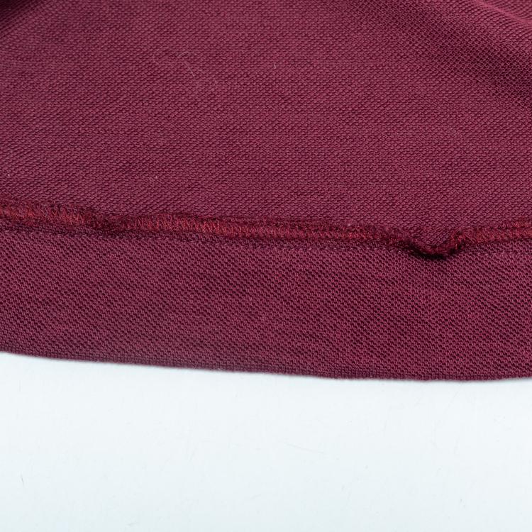 Pre Owned Z Zegna Techmerino Burgundy Wool Knit Crew Neck T-Shirt XXL