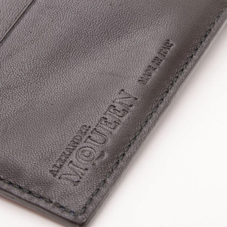 Pre Owned Alexander McQueen Blue Wallet 