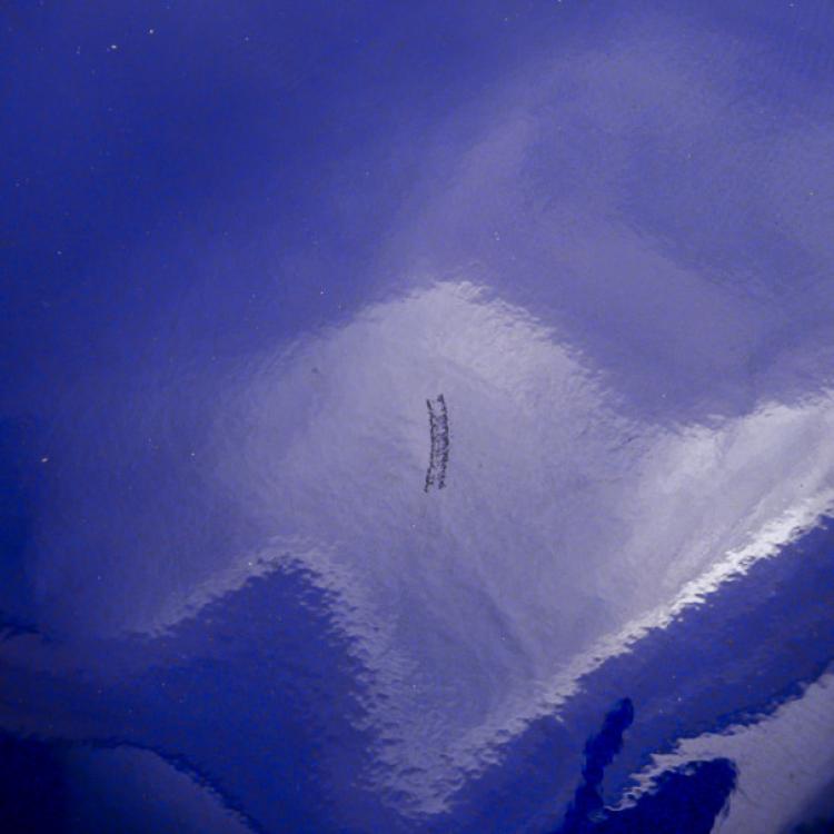 Pre Owned Alexander McQueen Blue Wallet 