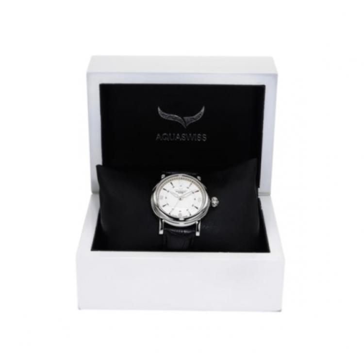 Pre Owned Aquaswiss Swiss Movement SS Mens Wristwatch 42 MM