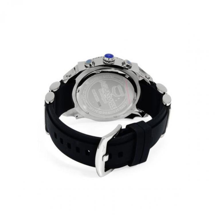 Pre Owned AquaSwiss Chronograph Swiss Movement Mens Wristwatch 63 MM