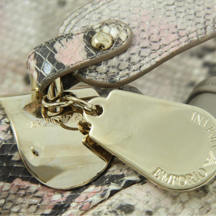 Pre Owned Giorgio Armani Python bag