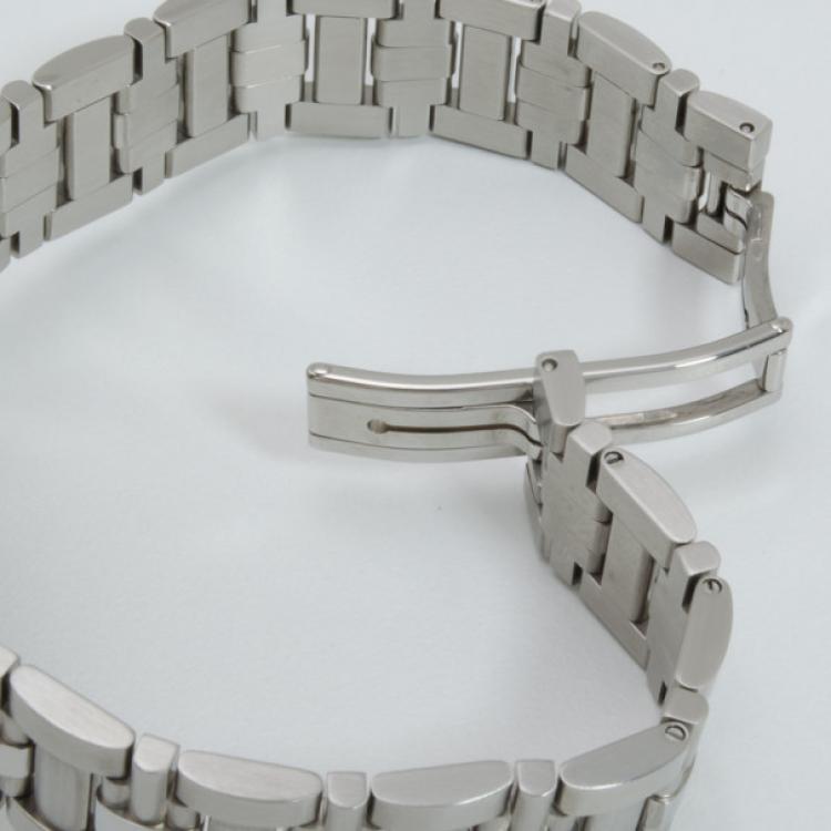 Pre Owned Baume & Mercier Classic Steel White Dial Ladies Wristwatch