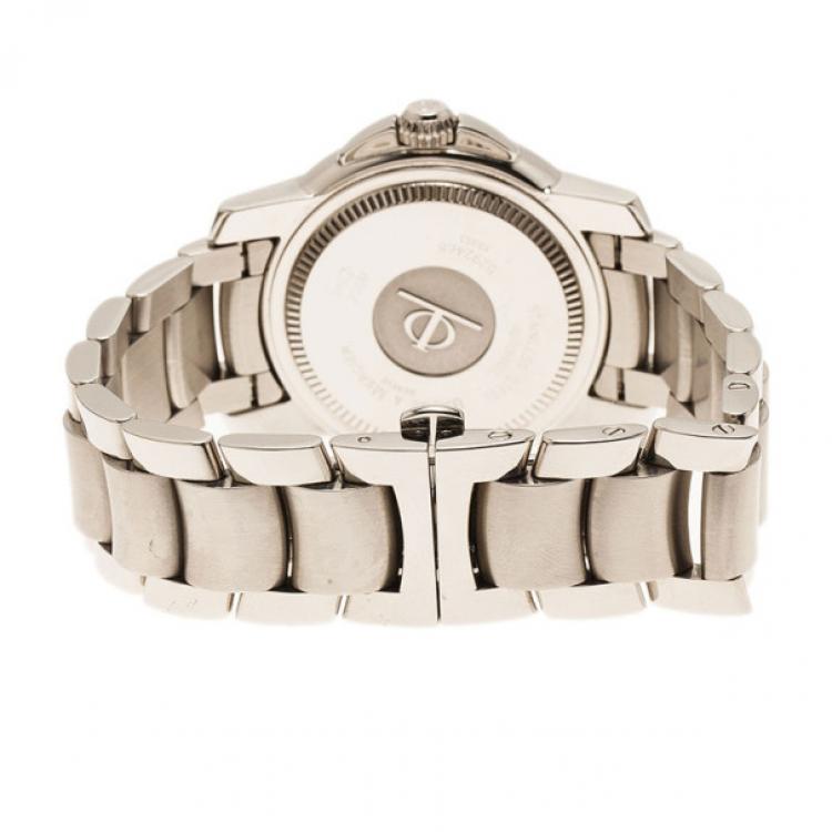 مملوكة مسبقًا Baume & Mercier Black Stainless Steel Capeland Men's Wristwatch 40MM