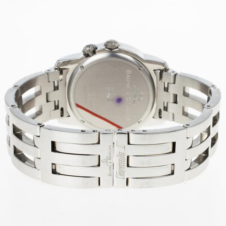 Pre Owned Baume & Mercier Formula 1 Mens Wristwatch 34 MM