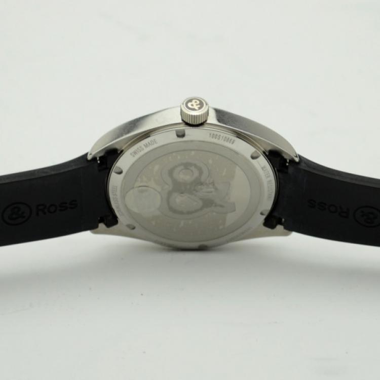 Pre Owned Bell & Ross Fusion SS White Mens Wristwatch 42 MM