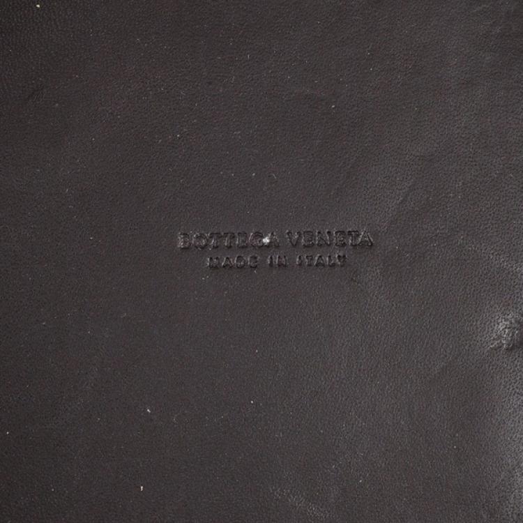 Pre Owned Bottega Veneta Brown Intrecciato Dog Bowl