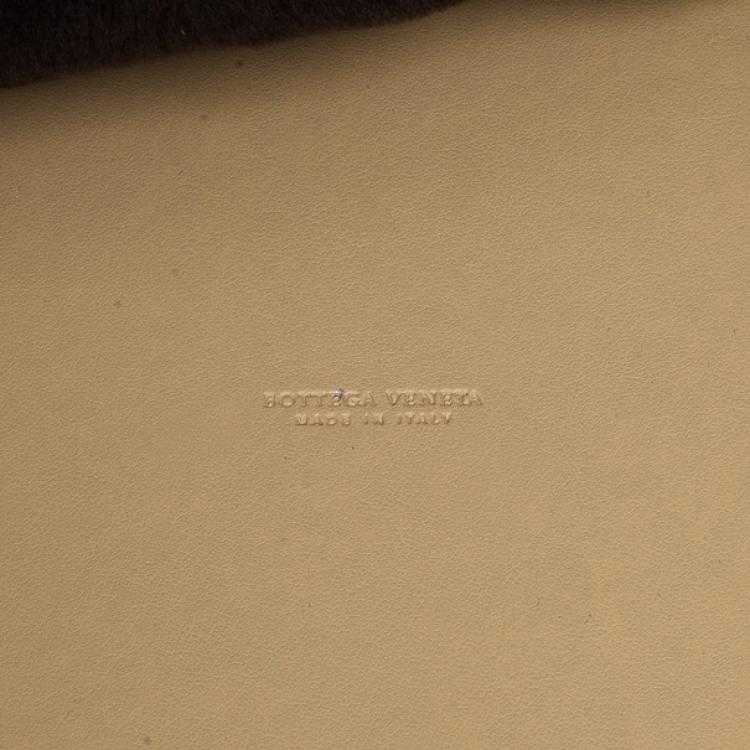 Pre Owned Bottega Veneta Intrecciato Linen Dog Bed 