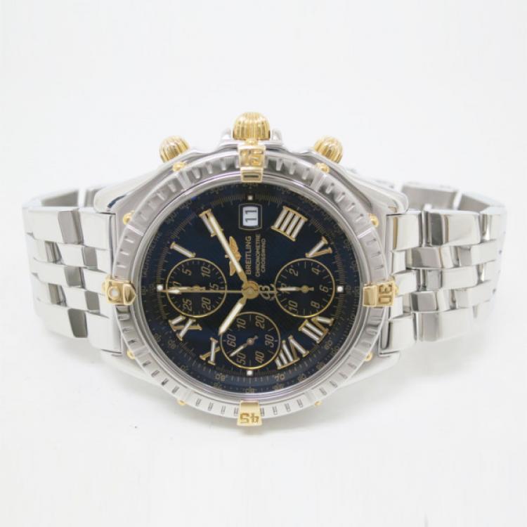 Pre Owned Breitling Crosswind SS Tachymeter Mens Wristwatch 44 MM