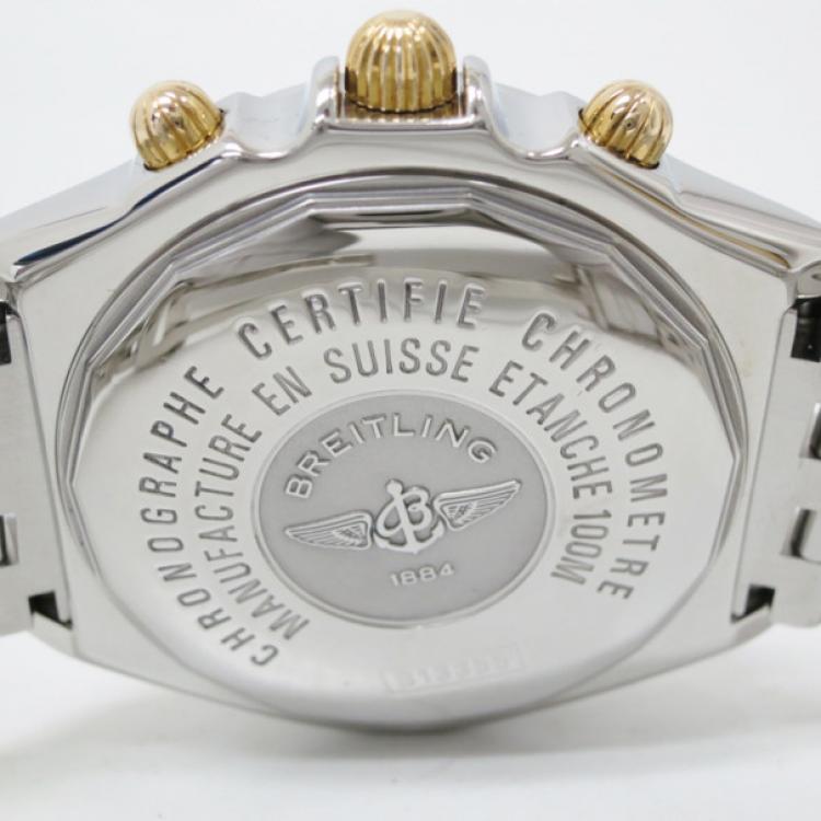 Pre Owned Breitling Crosswind SS Tachymeter Mens Wristwatch 44 MM