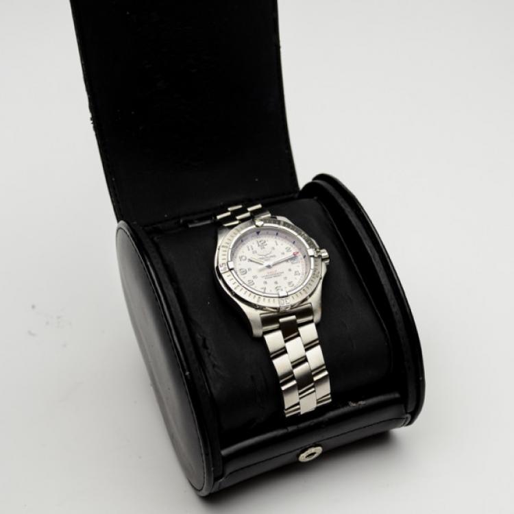 Pre Owned Breitling Beige A74380 Colt Quartz II Mens Wristwatch 42 MM