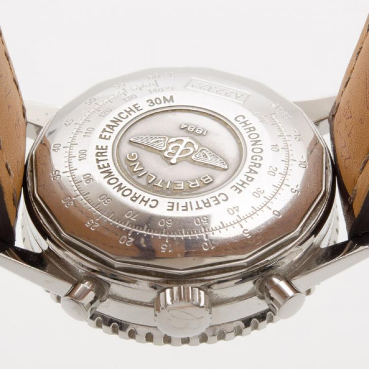 Pre Owned Breitling Cosmonaute Automatic Chronometre Mens Wristwatch