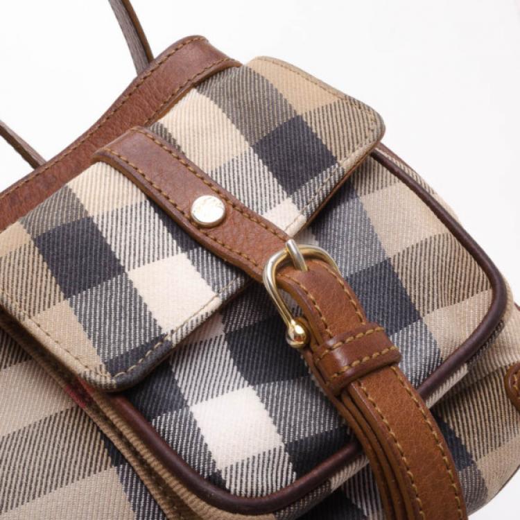 Pre Owned Burberry Prorsum House Check Shoulder bag