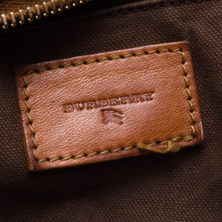Pre Owned Burberry Prorsum House Check Shoulder bag