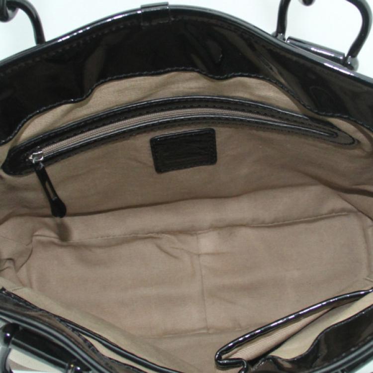 Pre Owned Burberry Canvas Tote 