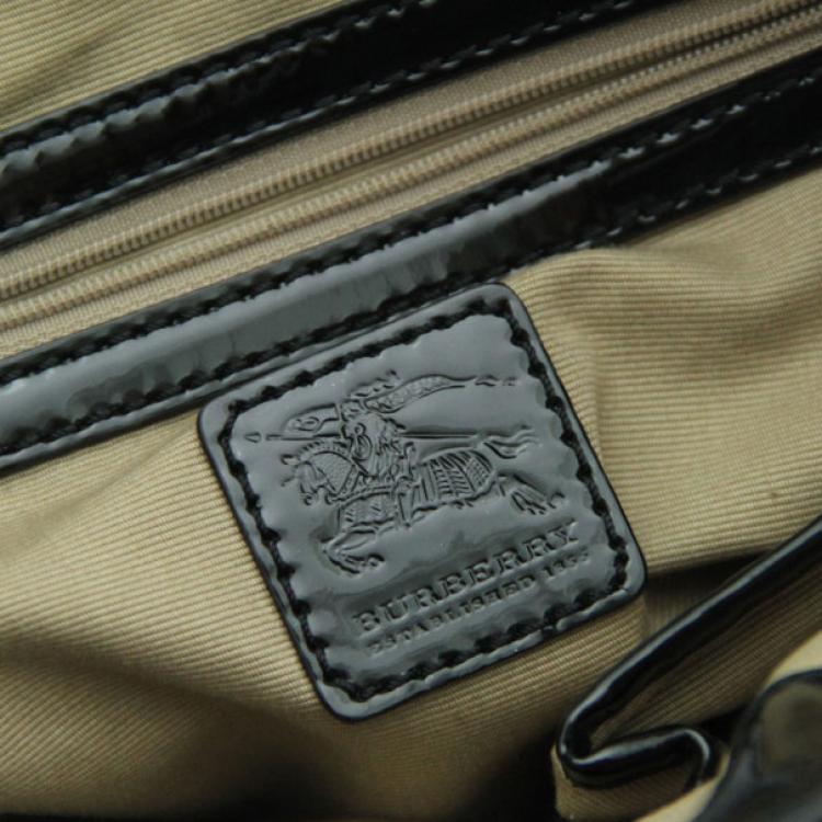 Pre Owned Burberry Canvas Tote 