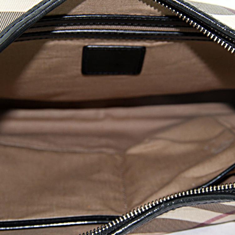 Pre Owned Burberry Barton Nova Hobo