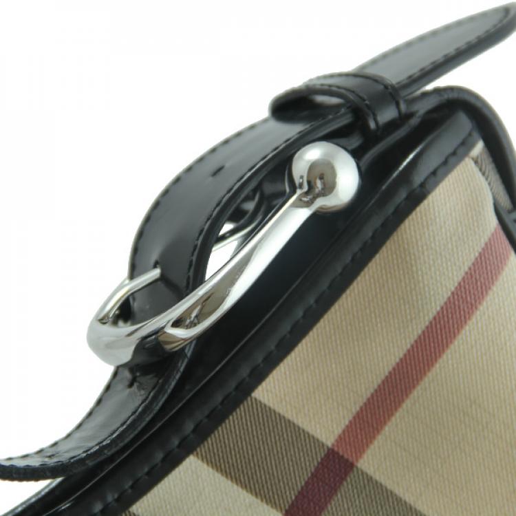 Pre Owned Burberry Barton Nova Hobo