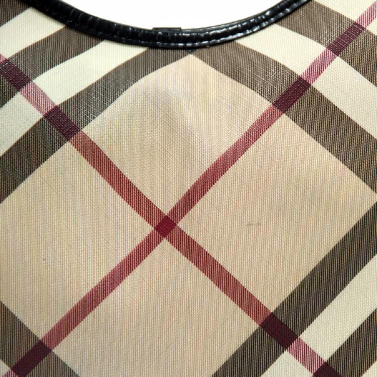 Pre Owned Burberry Barton Nova Hobo