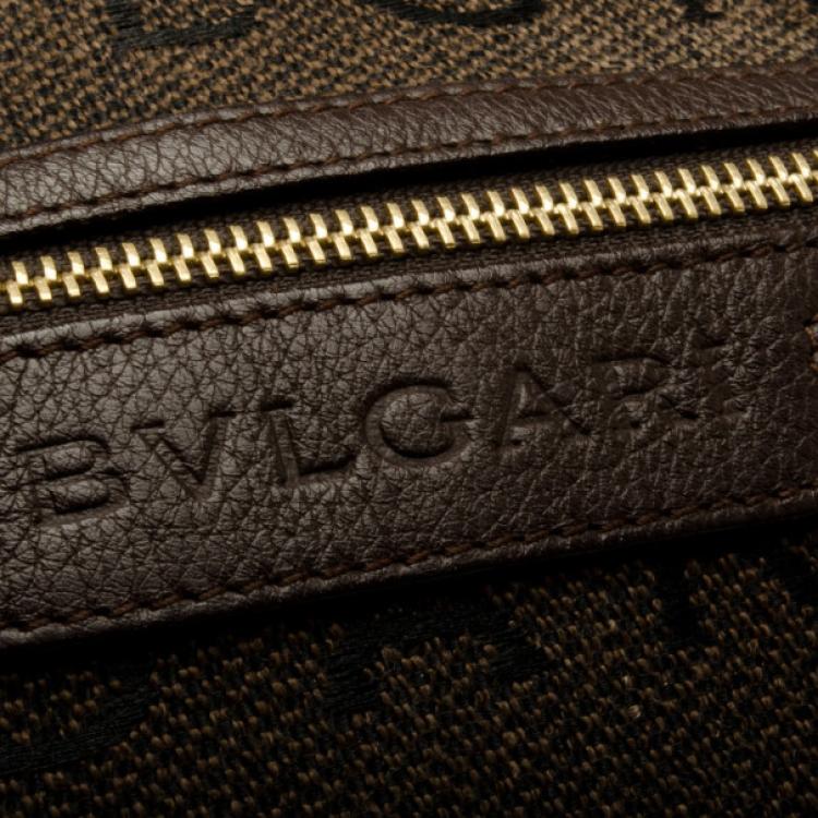 مملوكة مسبقًا Bvlgari Monogram Canvas Satchel
