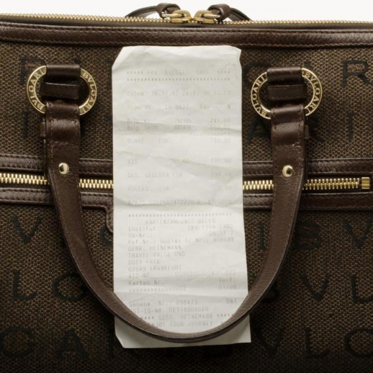 مملوكة مسبقًا Bvlgari Monogram Canvas Satchel
