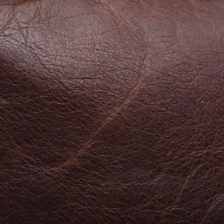 Pre Owned Carolina Herrera Brown Leather Small Hobo