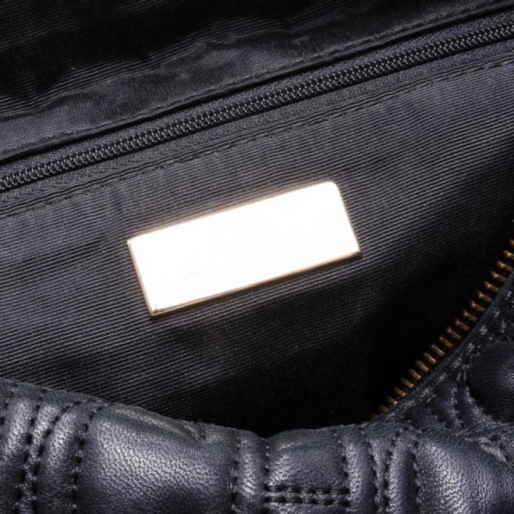 Pre Owned Carolina Herrera Monogram Chain Handle Tote 