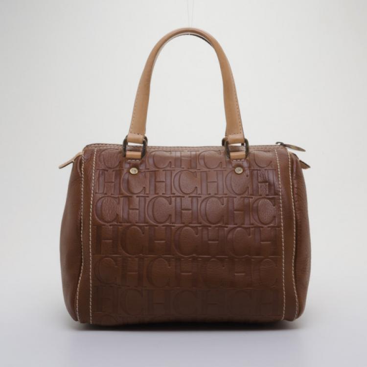 Pre Owned Carolina Herrera Andy Boston Bag  