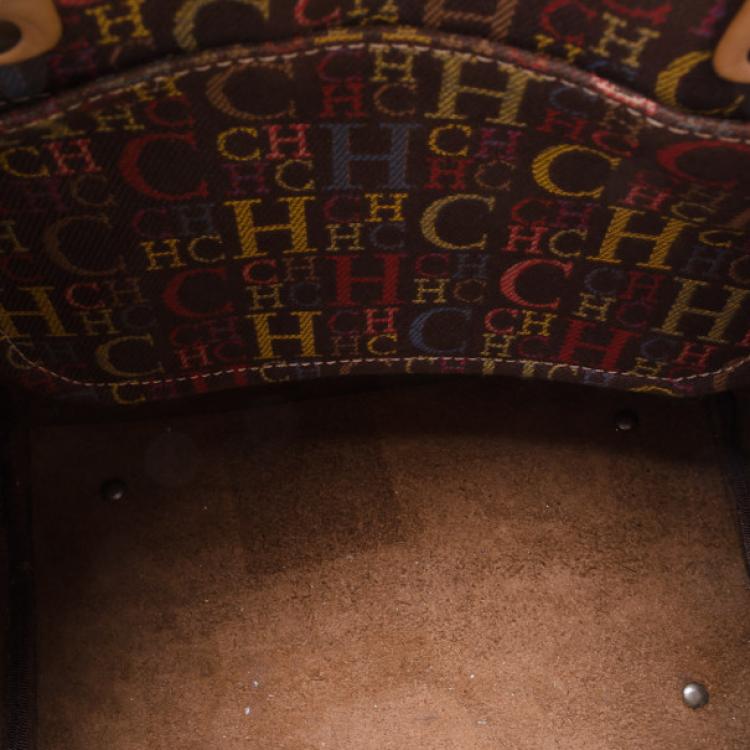 Pre Owned Carolina Herrera Andy Boston Bag  