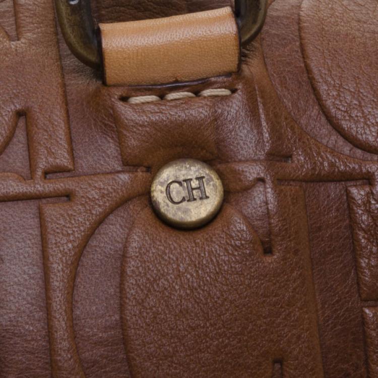 Pre Owned Carolina Herrera Andy Boston Bag  