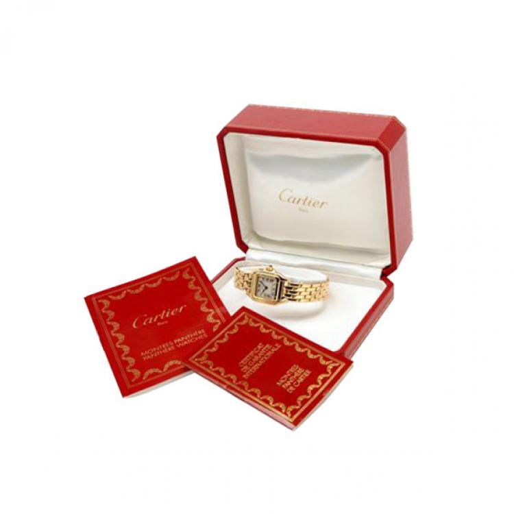 Pre Owned Cartier Mini Panthere Ladies 18K Gold Watch