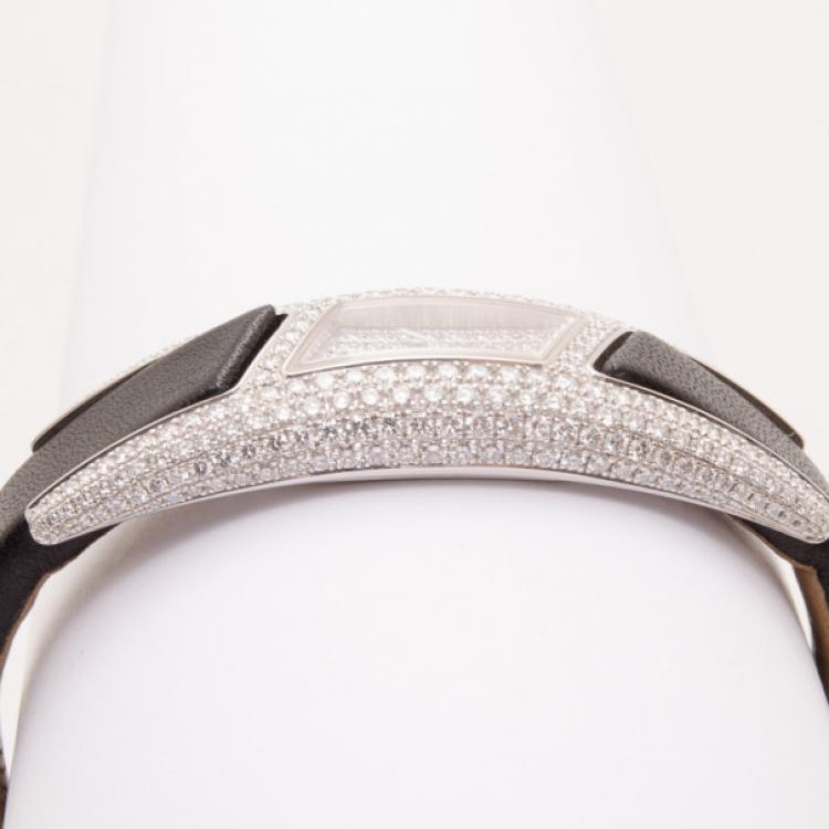 Pre Owned Cartier Privee Collection Ladies Watch White Gold/Diamonds