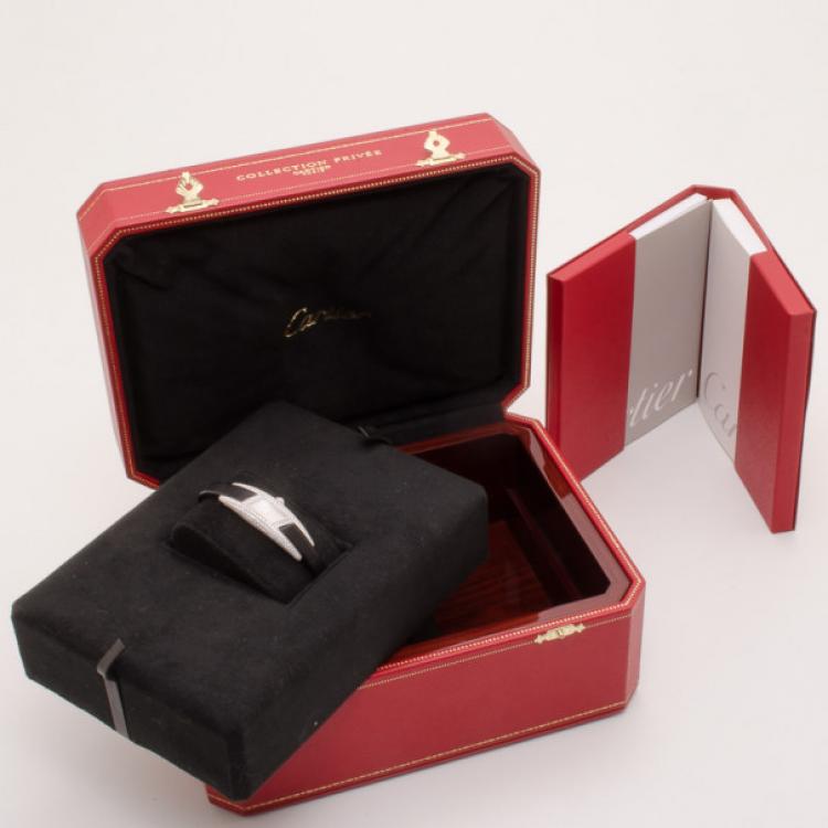 Pre Owned Cartier Privee Collection Ladies Watch White Gold/Diamonds