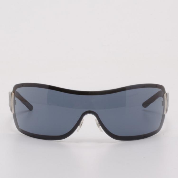 Chanel Black Shield Sunglasses 4126 Chanel