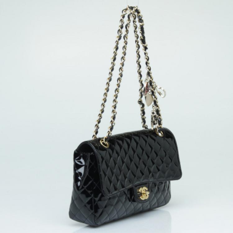 Chanel Valentine Caviar Limited Edition Heart Charm Flap Bag