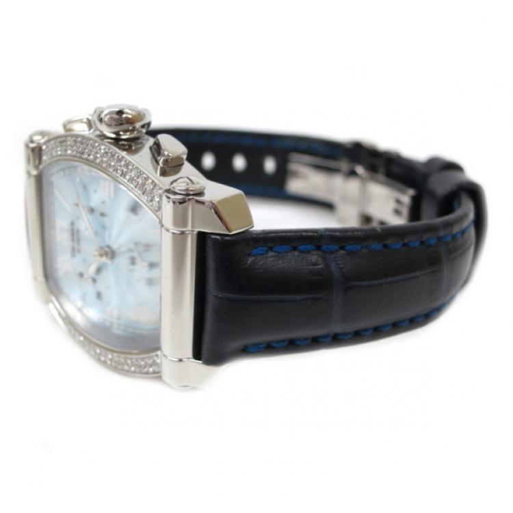 Pre Owned Philippe Charriol Columbus Chronograph Dia Bezel Mens Wristwatch
