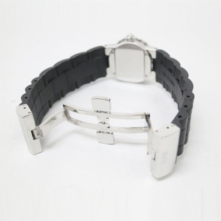 مملوكة مسبقًا Chaumet Class 1 SS Rubber Womens Wristwatch 24 MM