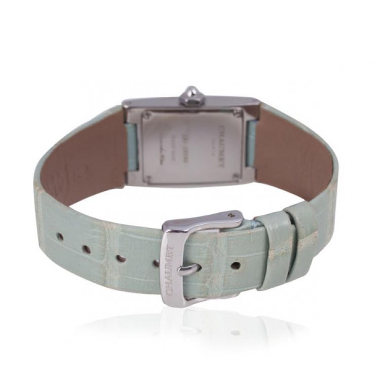 Pre Owned Chaumet Green SS Classic Womens Wristwatch 20 MM